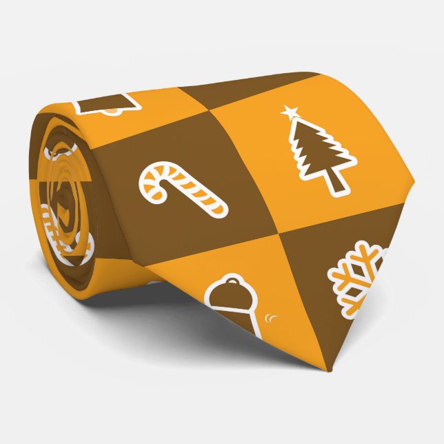 Gravata Festive Holiday Grid Pattern (Rolled)