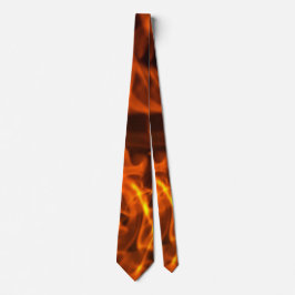 Gravata Fire Flames Neck