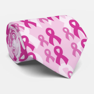 Gravata Fitas/Luz cor-de-rosa...Cancer da mama