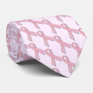 Gravata Fitas Rosa Padrão com Telas
