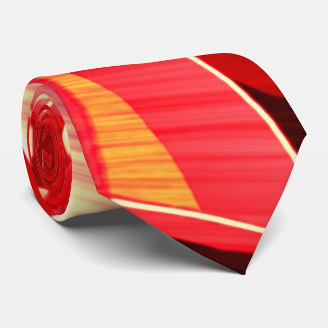 Gravata Fitas vermelhas raspadas que simulam movimento (Rolled)