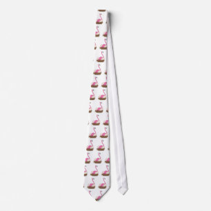 Gravata flamingo
