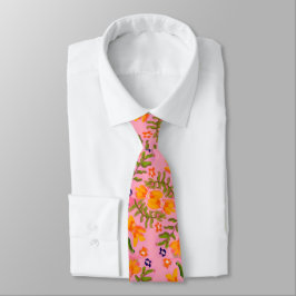 Gravata Flamingo Bloom Men's Tie