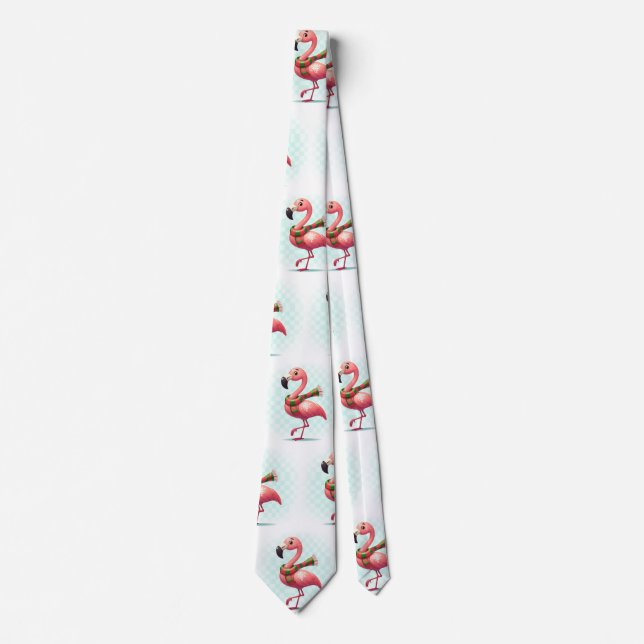 Gravata Flamingo com Scarf (Frente)