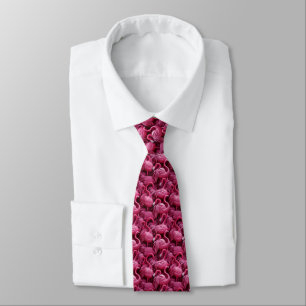 Gravata Flamingos Neck Tie