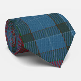 Gravata Flannel de Xadrez Tartan Grande Vermelho Verde Azu