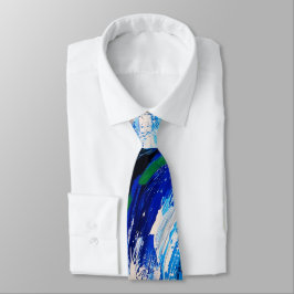Gravata Fleur bleue