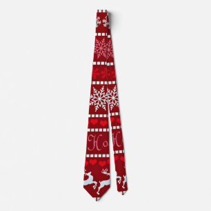 Gravata Floco de neve festivo e Design de Reindeer