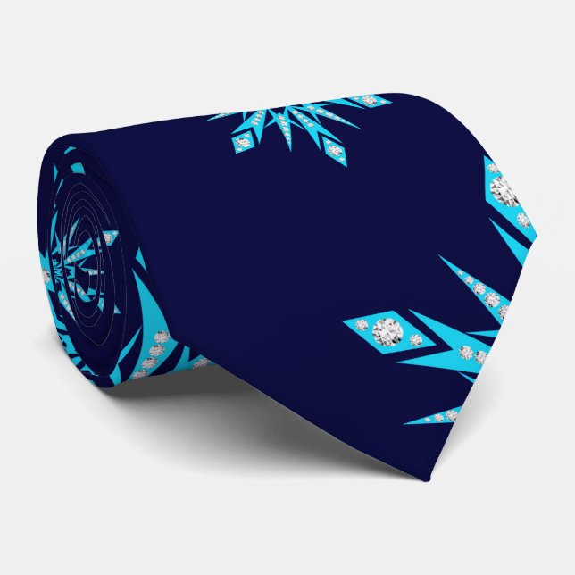 Gravata Flocos de neve (Rolled)