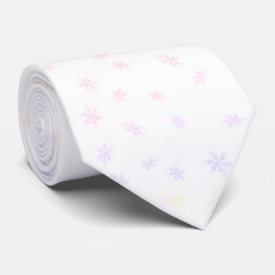 Gravata Flocos de neve personalizáveis do arco-íris