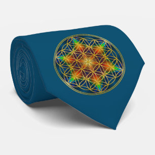 Gravata FLOR DA VIDA - Flor fractal 1