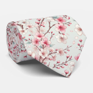 Gravata Flor de Cerejeira