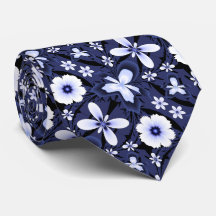 Flor Elegante Orquídea Azul Escuro