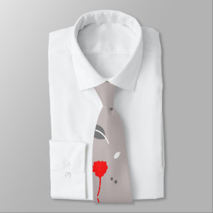 Gravata Flor Moderna Elegante e Chic