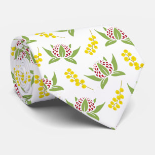 Gravata Flor Nativo Australiano Wattle