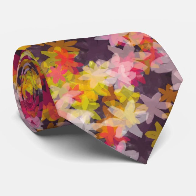 Gravata floral (Rolled)