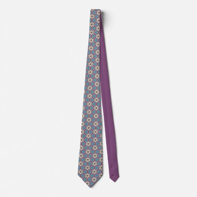 Gravata Floral Connection Neck Tie (Frente)