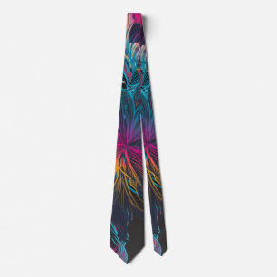 Gravata floral da Multi-cor elegante
