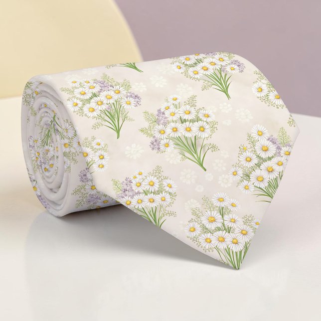 Gravata Floral de Flores de Primavera Sazonais (Criador carregado)