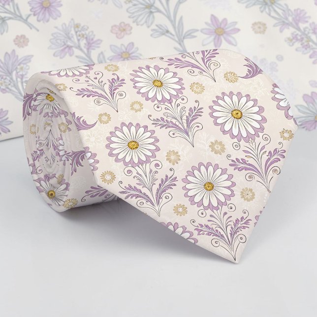 Gravata Floral de Flores de Primavera Sazonais (Criador carregado)
