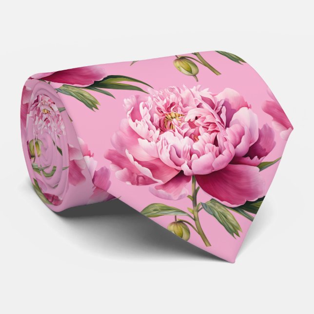 Gravata Floral Elegante para Casamento e Ocasiões  (Rolled)
