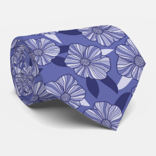 Gravata Floral Line Art