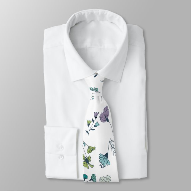 Gravata Floral Tie (Amarrado)