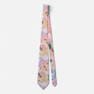 Gravata Floral Vintage