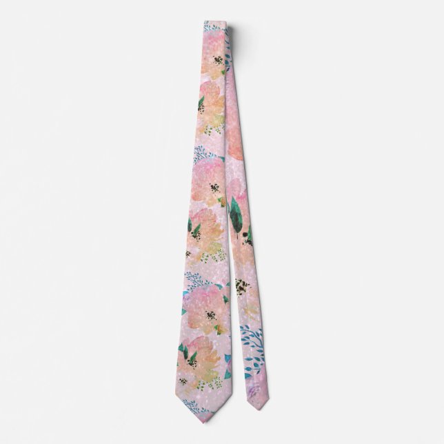 Gravata Floral Vintage (Frente)