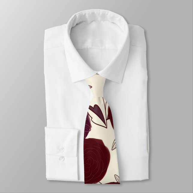 Gravata Flores (Amarrado)