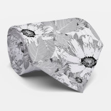 Flores brancas em cinzas leves.