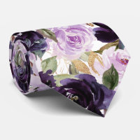 Flores de Aquarela Roxo Berinjela Lilás Rosas  