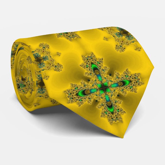 Gravata Flores de Artdeco no Estilo Retroativo (Rolled)