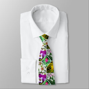 Gravata Flores de primavera