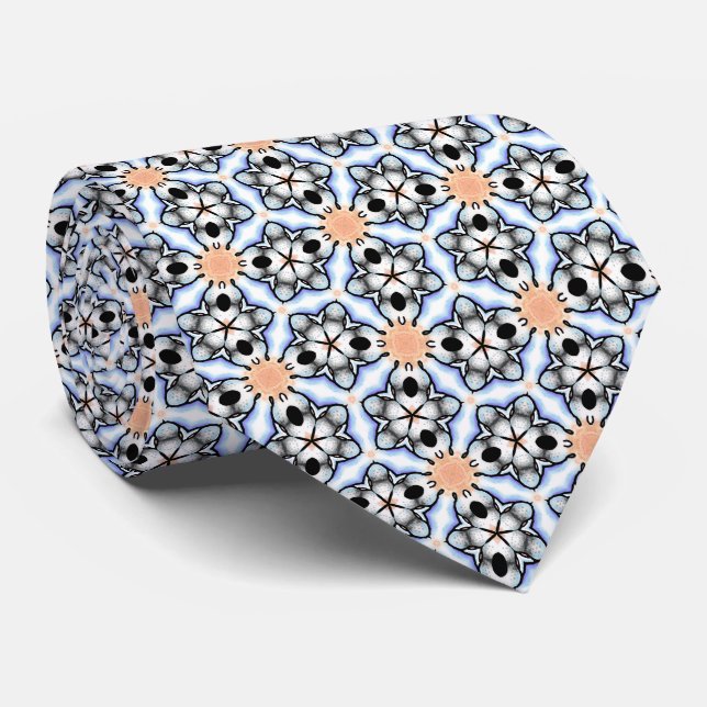 Gravata Flores Envergonhadas (Rolled)
