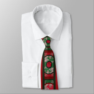 Gravata Flores para o Natal