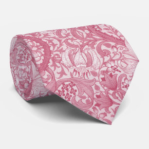 Gravata Flores rosa