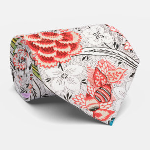 GRAVATA FLORES VERMELHO AMARELO-VERMELHO, FLORES SELVAGENS