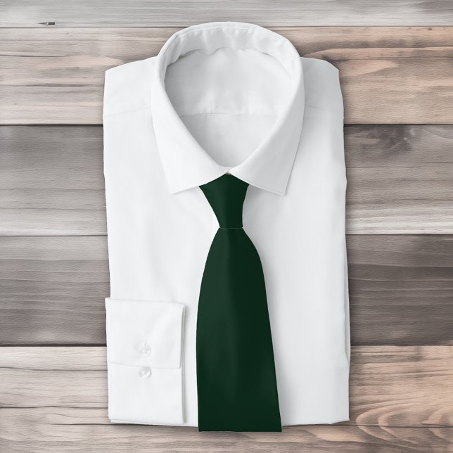 Gravata Floresta sólida verde-escuro (Criador carregado)