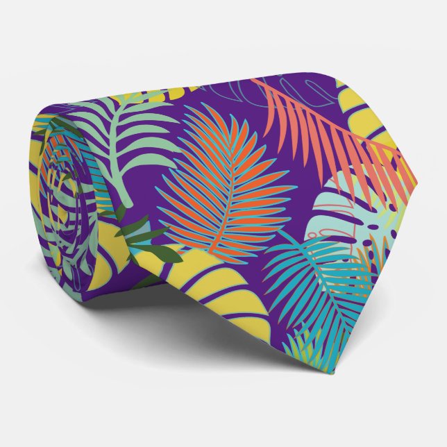 Gravata Floresta tropical PixDezines/antecedentes DIY (Rolled)