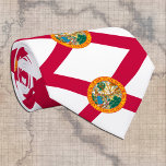 Gravata Florida Tie, business fashion USA, Flórida Flag<br><div class="desc">Neck Tie: Moda Patriótica Flórida e design de negócios da Flórida EUA - amem meu país,  visto de escritório,  viagem,  patriotas nacionais/fãs esportivos</div>