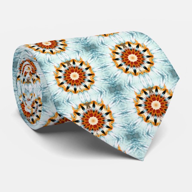 Gravata Fogo e gelo (Rolled)