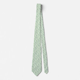 Gravata Folhas de Eucalipto Verde Botânico Masculino