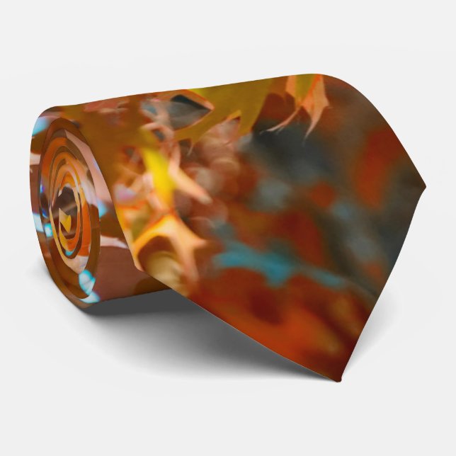 Gravata Folhas de outono (Rolled)