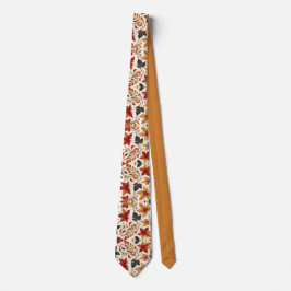 Gravata Folhas do outono