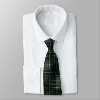 Gravata Forest Green Tartan Plaid 