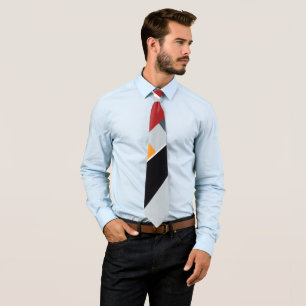 Gravata Forma Geométrica abstrato 2