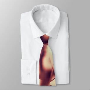 Gravata Formas curvas de vermelho acastanhado ou burgundy,