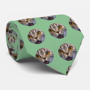 Gravata Foto personalizada de rosto engraçado