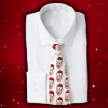 Gravata Foto personalizada do rosto do bebê Papai Noel Nat<br><div class="desc">Filha personalizada do rosto do bebê Foto do Papai Noel empate de Natal</div>